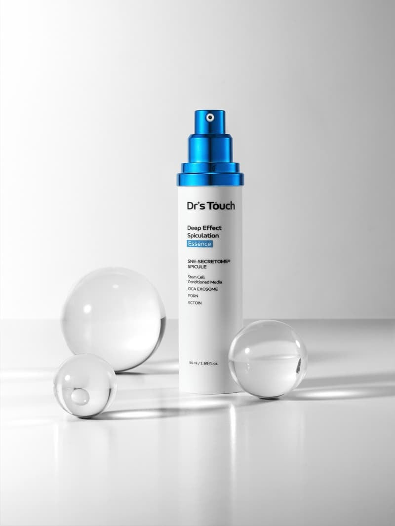Dr's Touch Deep Effect Spiculation Essence pump bottle close-up