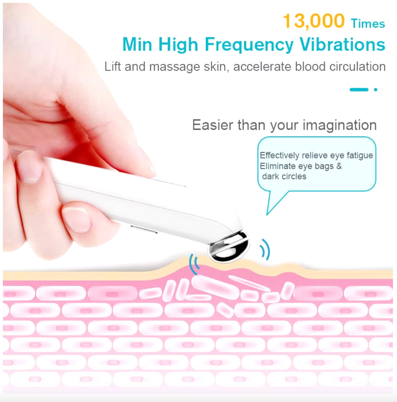 Masajeador de ojos recargable FACE VITAL USB-C